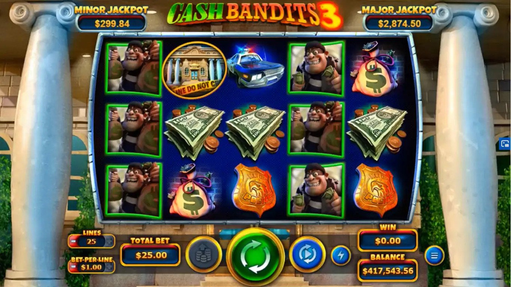 Cash Bandits 3 Slot Review SportbookCasinos
