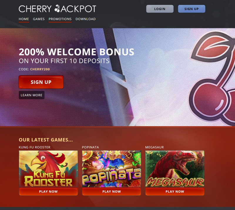 cherry jackpot casino