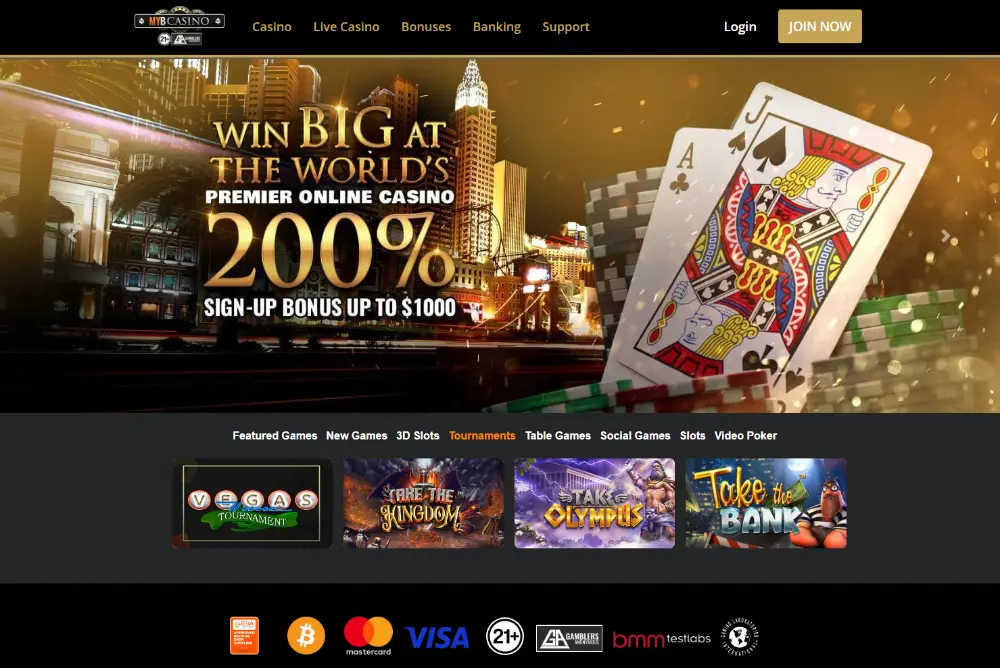 myb casino home page