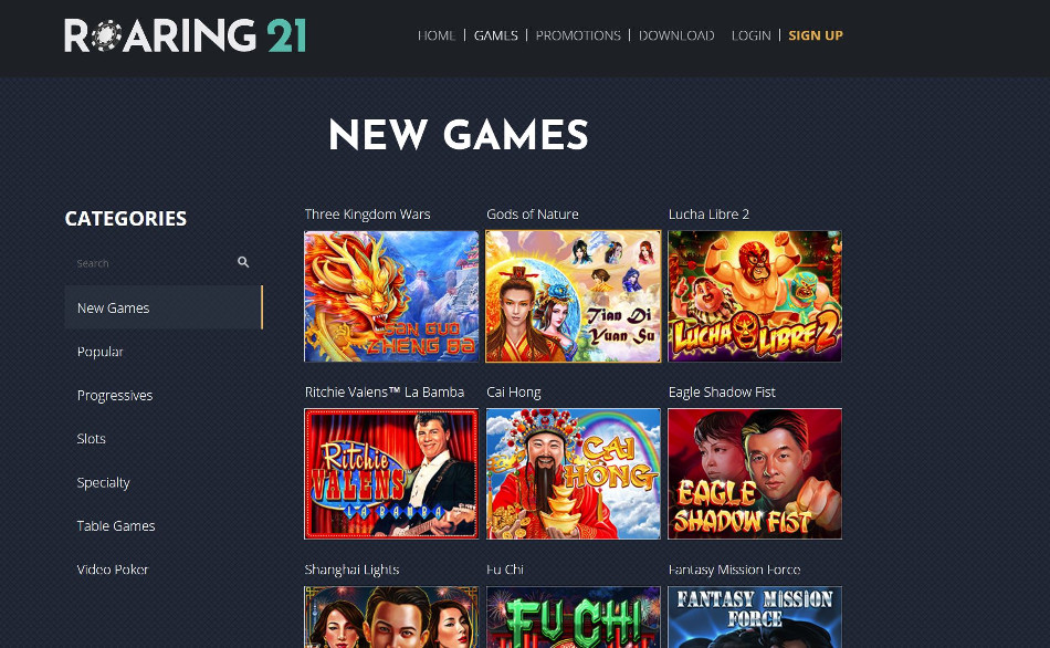 roaring 21 casino